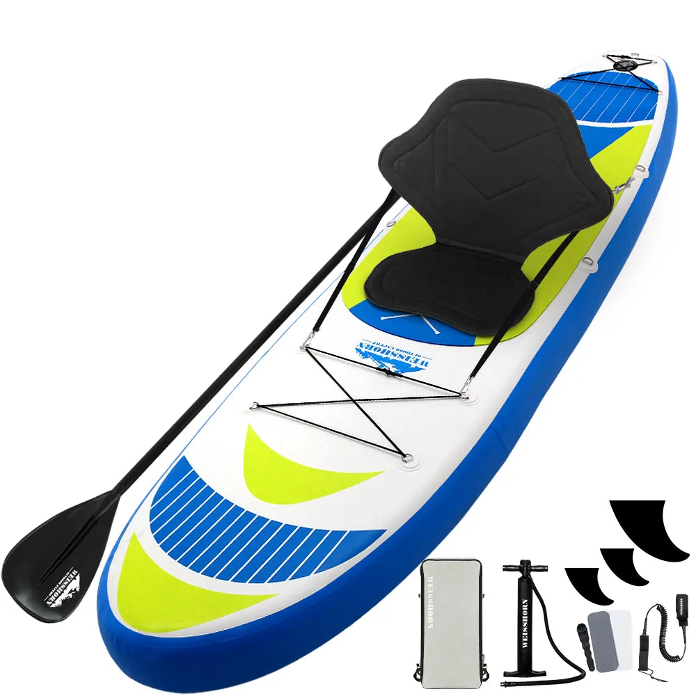 11ft Inflatable SUP Board Set, 185kg Capacity, Weisshorn
