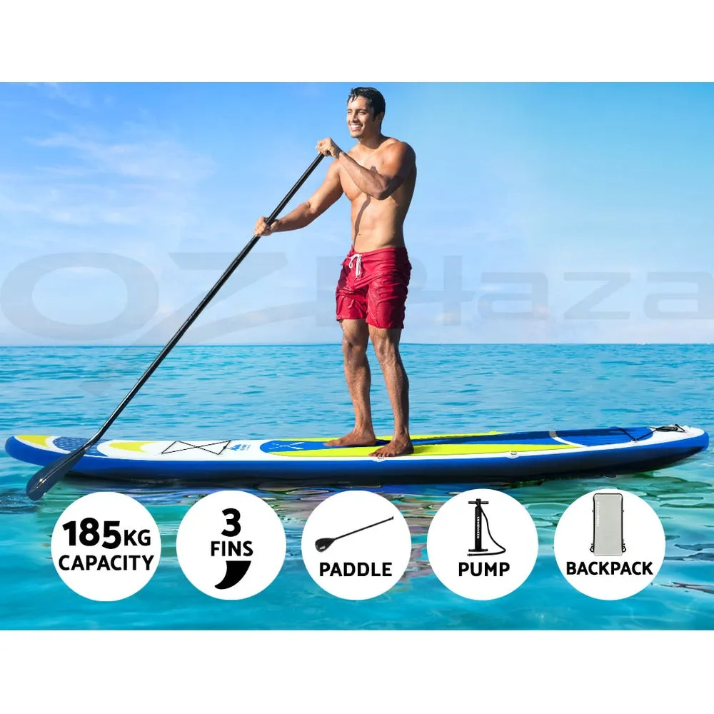 11ft Inflatable SUP Board Set, 185kg Capacity, Weisshorn