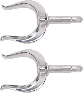 2PCS Boat Row Lock Heavy Duty Universal Fit 1 2in Shaft 316 Stainless Steel Oarlock for Marine Water Raft Kayak High Strength Materi Boat Oar LockBoat Row LockStainless Steel