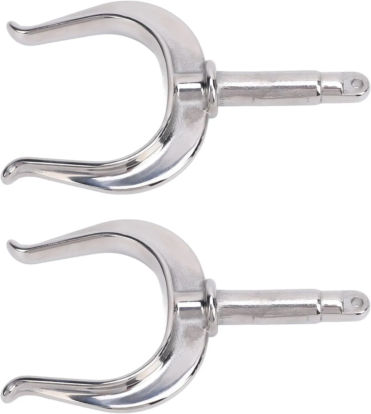 2PCS Boat Row Lock Heavy Duty Universal Fit 1 2in Shaft 316 Stainless Steel Oarlock for Marine Water Raft Kayak High Strength Materi Boat Oar LockBoat Row LockStainless Steel