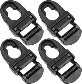 4 Sets Kayak Seat Clips and Hooks, Kayak Replacement Parts Compatible with Lifetime Emotion, Kayak Accessories (Black)
