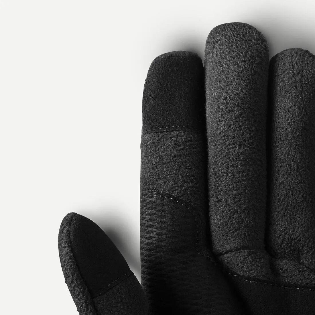 Adult Mountain Trekking Fleece Gloves - MT500 Black