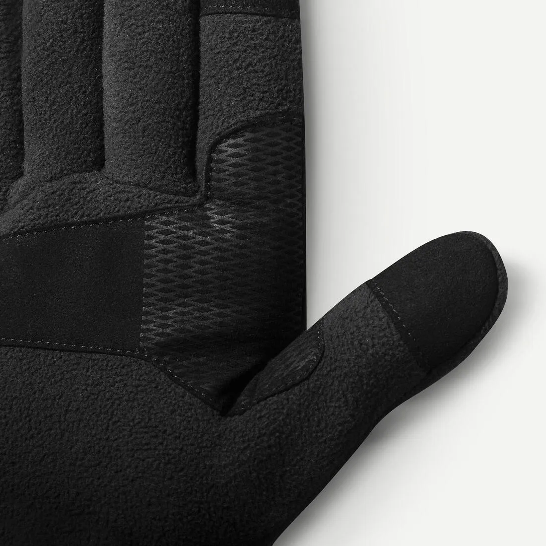 Adult Mountain Trekking Fleece Gloves - MT500 Black