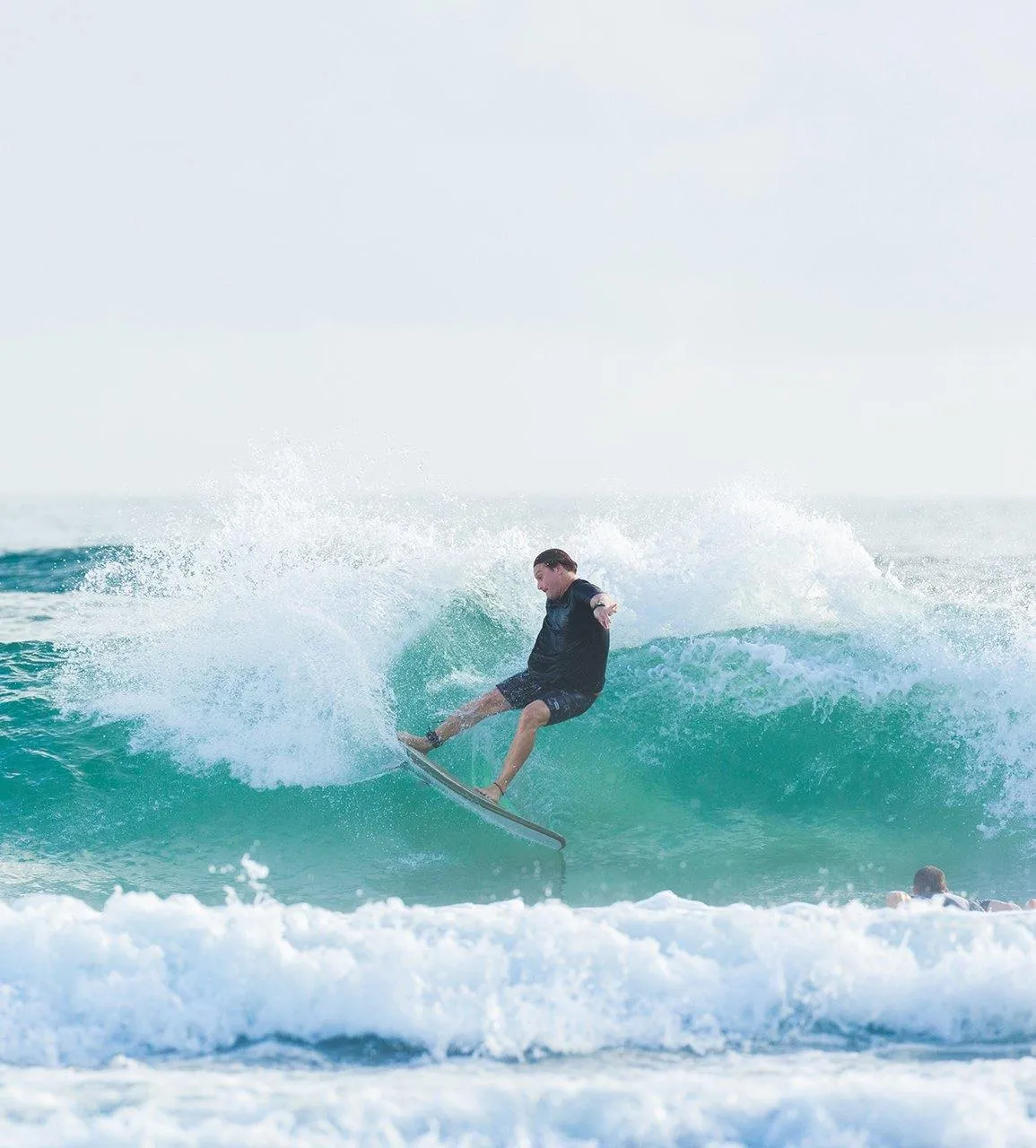 Bom Bora Kids Softboard - 5'7 Olive Green