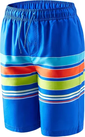 Boys Swim Trunks Quick-Dry w/Ultra Soft Jersey Lining Premium Eco Material UPF 50 