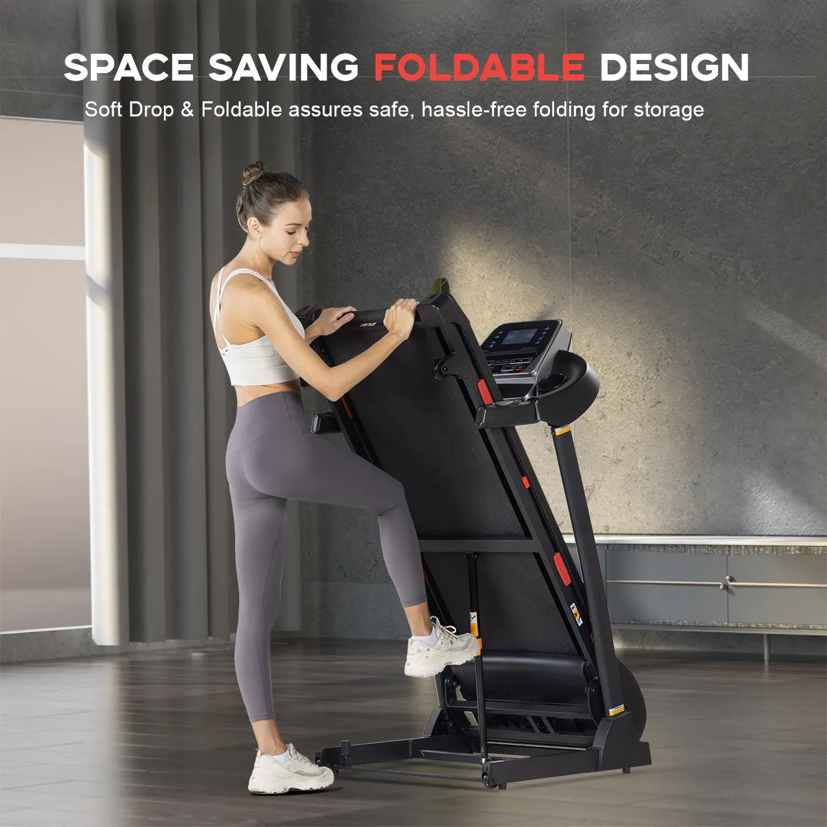 Commercial Treadmill, Speed 1-16KM/H, 0-15% Auto Incline