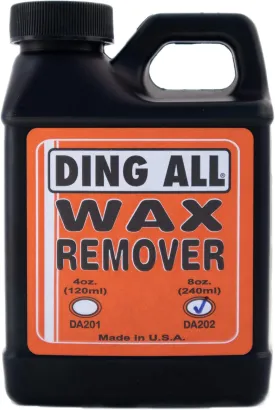 Ding All Scented Liquid Surfboard Wax Remover 8oz. for Effective and Easy Wax Removal