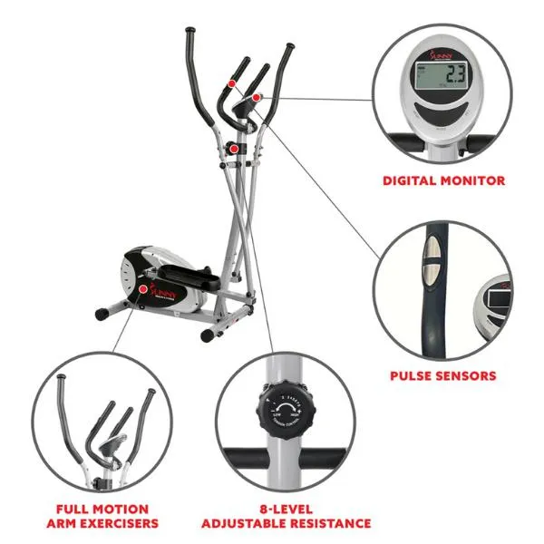 Elliptical Bike Magnetic Resistance Elliptical Machine Cross Trainer