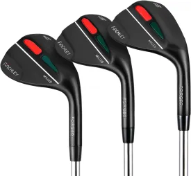 FINCHLEY Forged Golf Wedges Set of 3  52, 56, 60 Degrees, Milled Face for Maximum Spin, Right Hand
