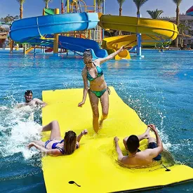Floating Water Mat, Lily Pad Floating Mat, 3-Layer Foam Water Floating Pad for Water Recreation and Relaxing, Thick and Durable Water Activities Mat