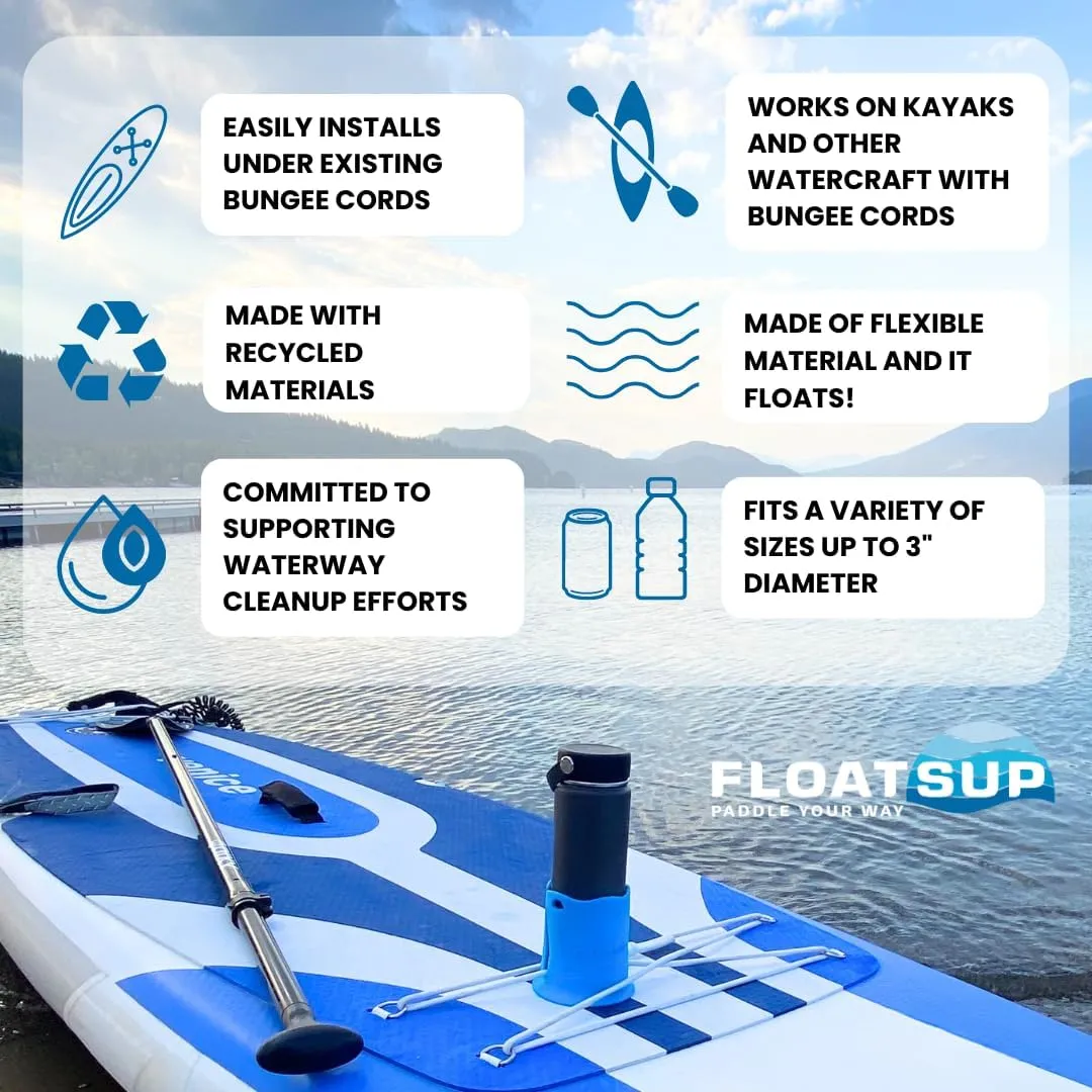 Floatsup Cup Paddle Board and Kayak Drink Holder Neon Pink