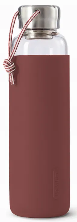Glass Water Bottle w/ Protective Sleeve 20 fl oz