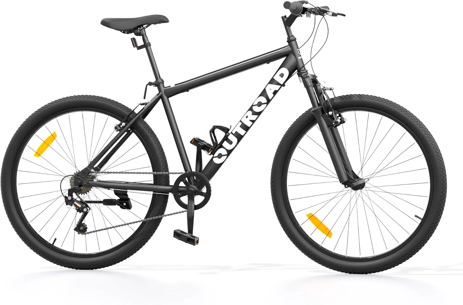 Hardtail Mountian Bikes with 7/21 Speeds Drivetrain, 26 Inch Wheel Mountian Bicycles with Front Suspension, Widened Frame Commuting Bikes with V/Dual Disc Brakes