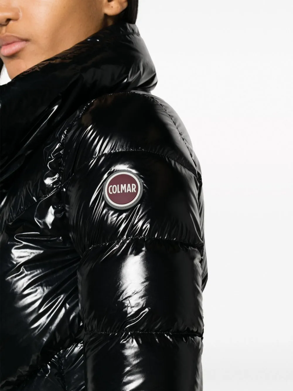 high-neck padded jacket