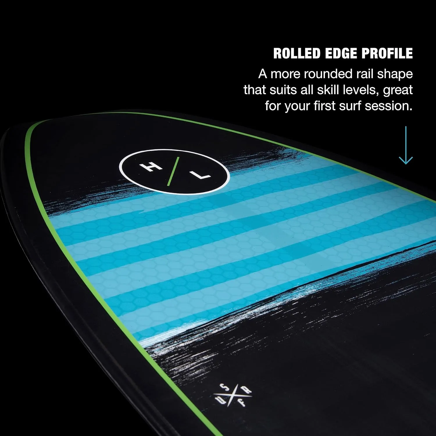 Hyperlite Broadcast Wakesurfer - Wakesurf Board Endorsed by Shaun Murray - Great for All Wake Surfers, from Beginners to Intermediate Riders