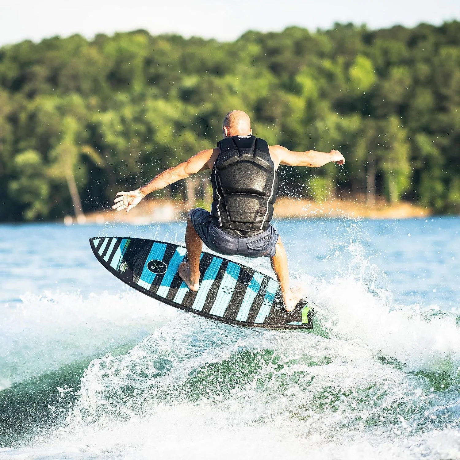 Hyperlite Broadcast Wakesurfer - Wakesurf Board Endorsed by Shaun Murray - Great for All Wake Surfers, from Beginners to Intermediate Riders