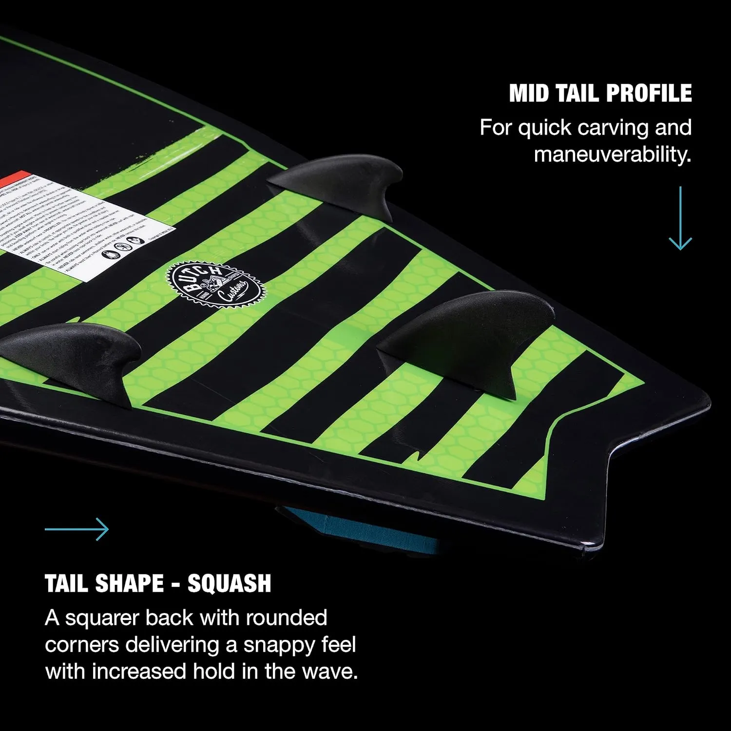 Hyperlite Broadcast Wakesurfer - Wakesurf Board Endorsed by Shaun Murray - Great for All Wake Surfers, from Beginners to Intermediate Riders