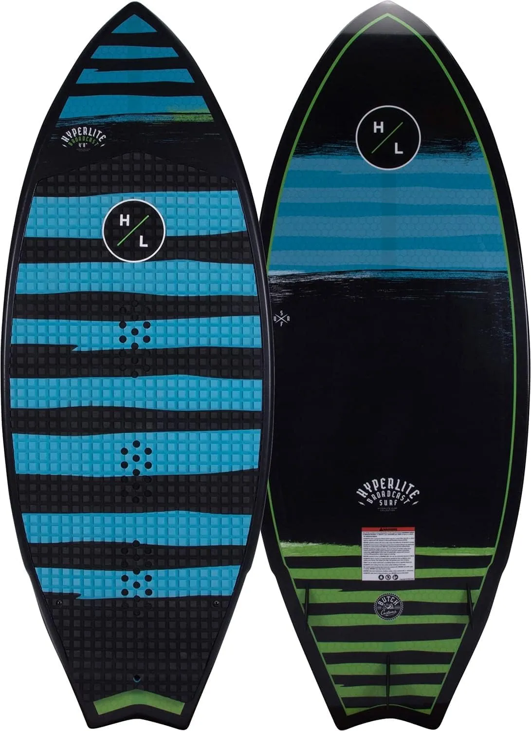 Hyperlite Broadcast Wakesurfer - Wakesurf Board Endorsed by Shaun Murray - Great for All Wake Surfers, from Beginners to Intermediate Riders
