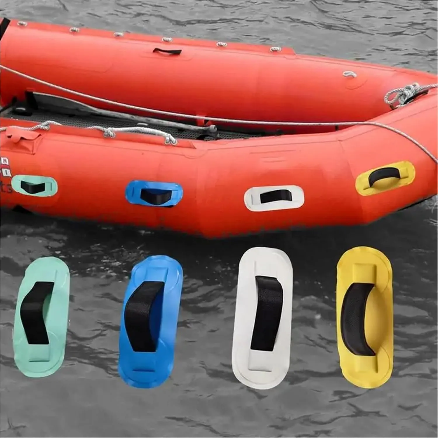 Kayak Handle 10pcs PVC Handle Grab Inflatable Kayak Seat with Armrest Handle for Dinghies Canoes Rafts and Surfboards for Kayak Canoe Boat