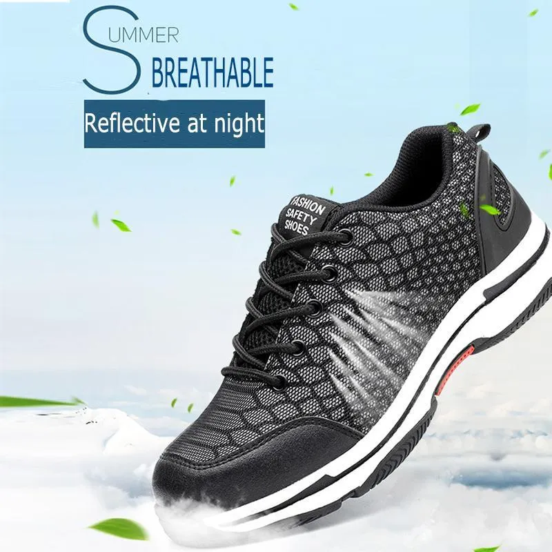 Men Casual Reflective Sneakers
