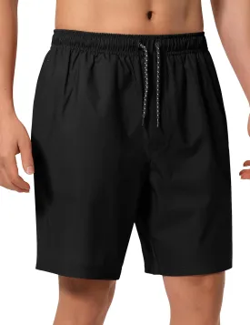 Mens Swim Trunks 8 inch Inseam Mesh Liner Quick-Dry Lightweight 4-Way Stretch Bathing Suit Swimming Trunks for Men UPF 50 