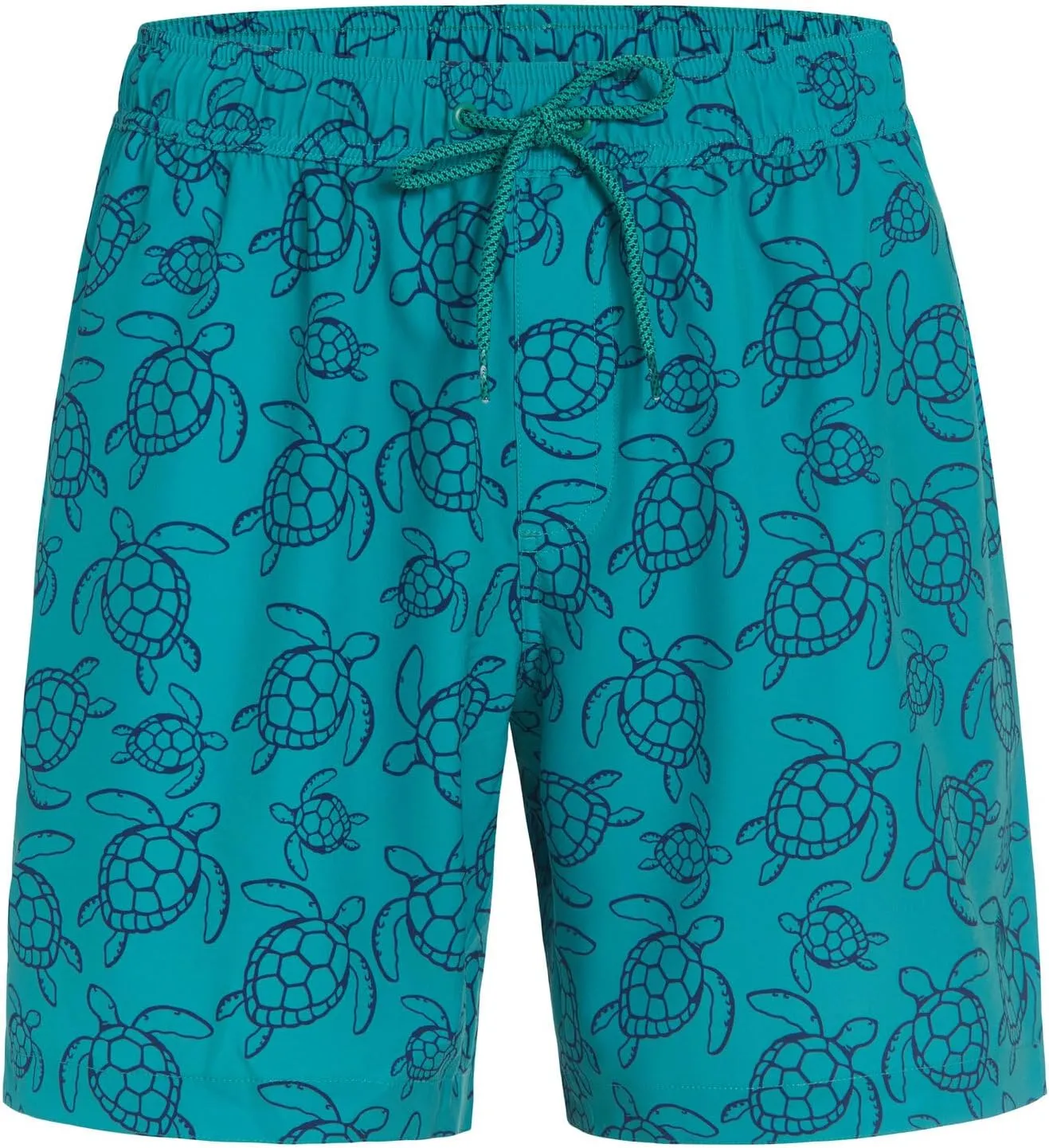 Mens Swim Trunks with Compression Liner Anti Chafing 7 inch Inseam Stretch Quick Dry Swim Shorts with Phone Pocket