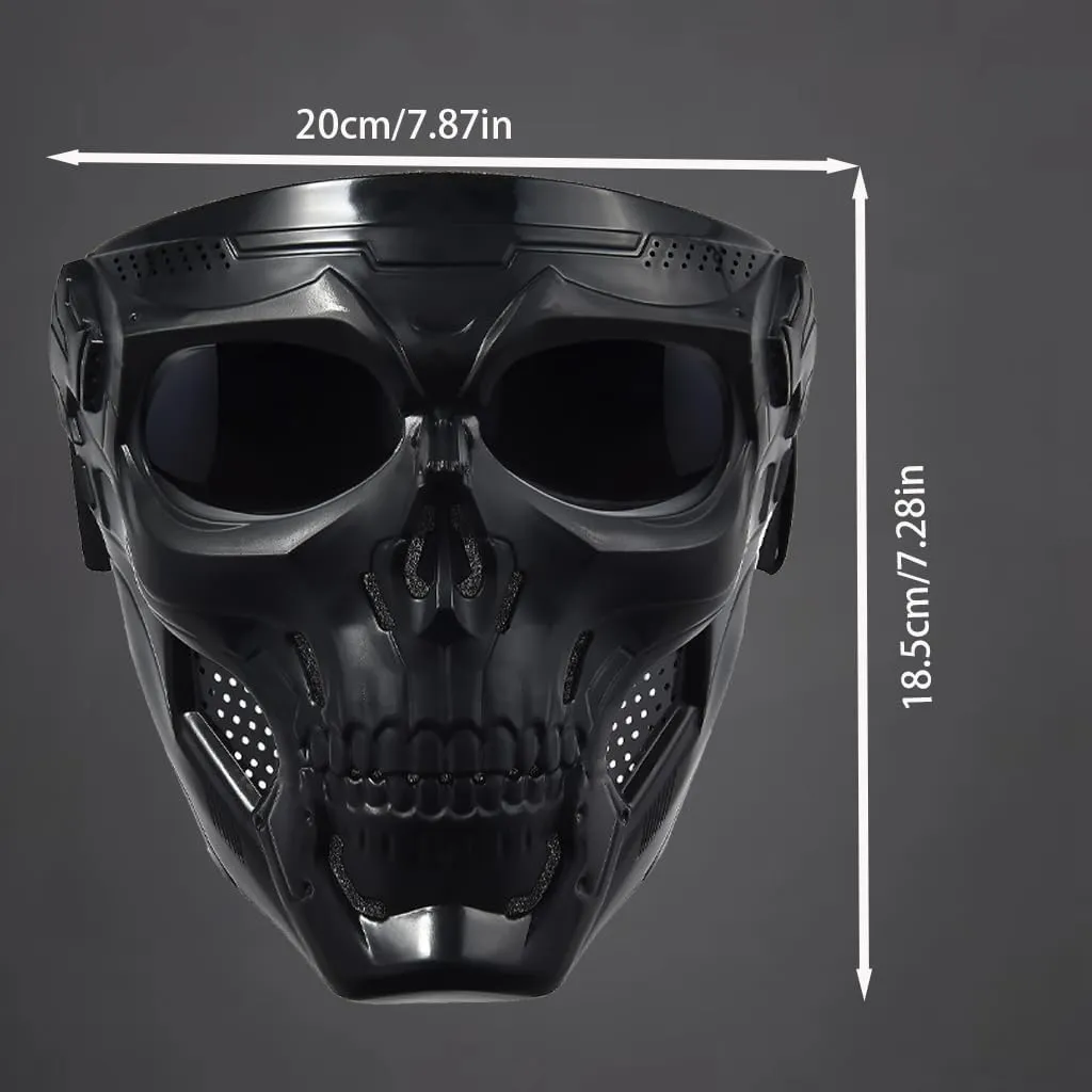 Motorcycle Face Mask Full Face,Dirt Bike Goggles Motocross, ATV, Offroad, Riding Racing Goggles For Men Women