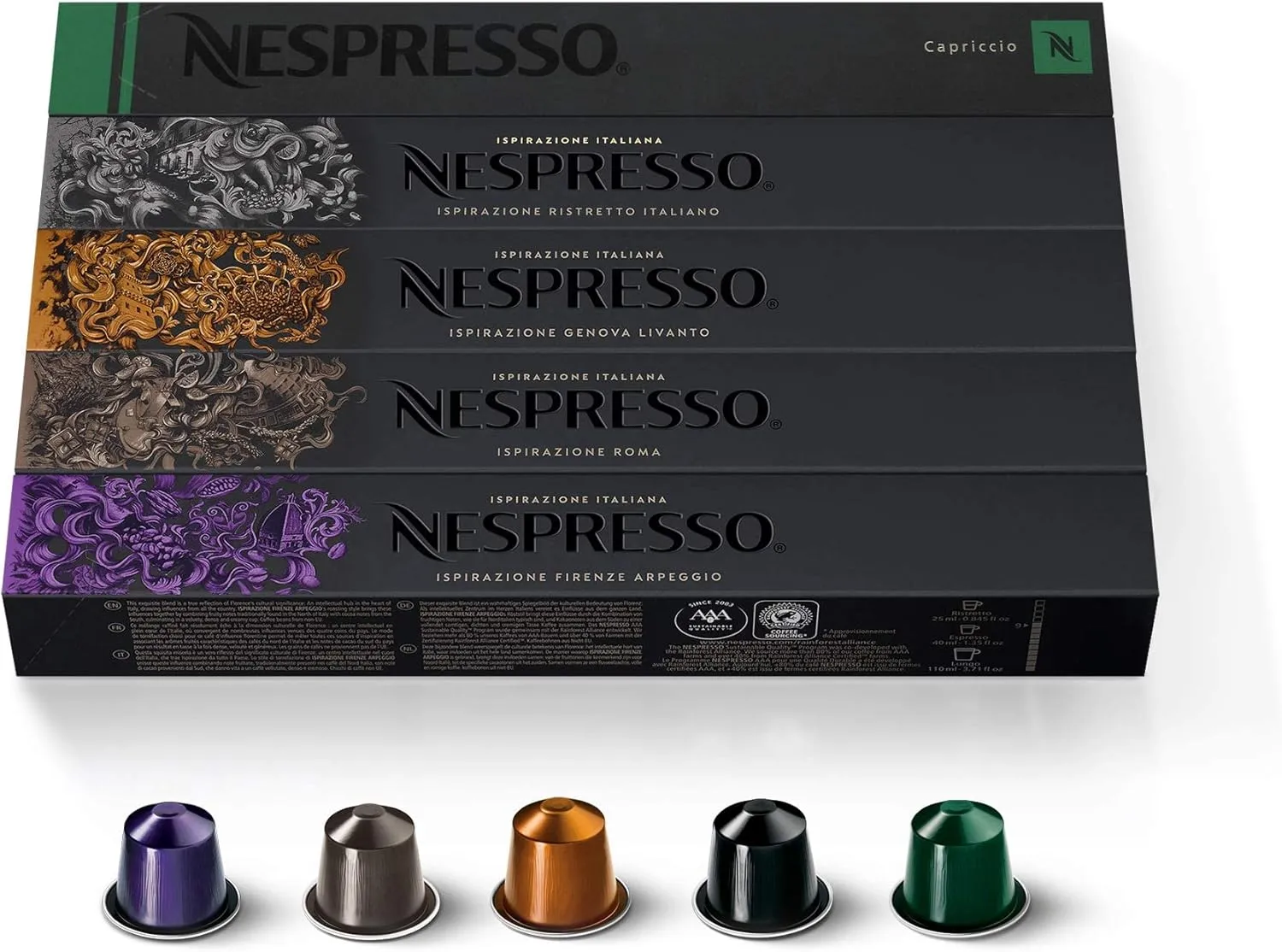 Nespresso Variety Pack for OriginalLine, 50 Capsules