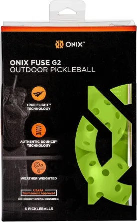 Onix Fuse G2 Outdoor Pickleball Balls
