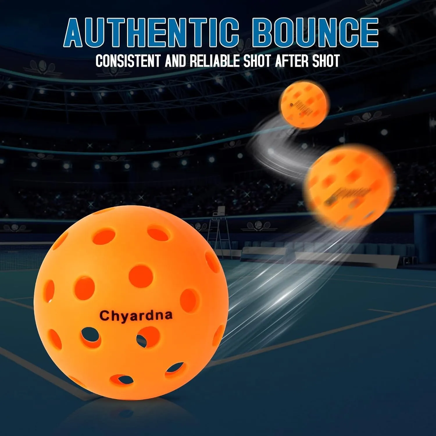 Outdoor Pickleball Balls |Meet USAPA Official Requirement | Perfectly Balanced,Durable