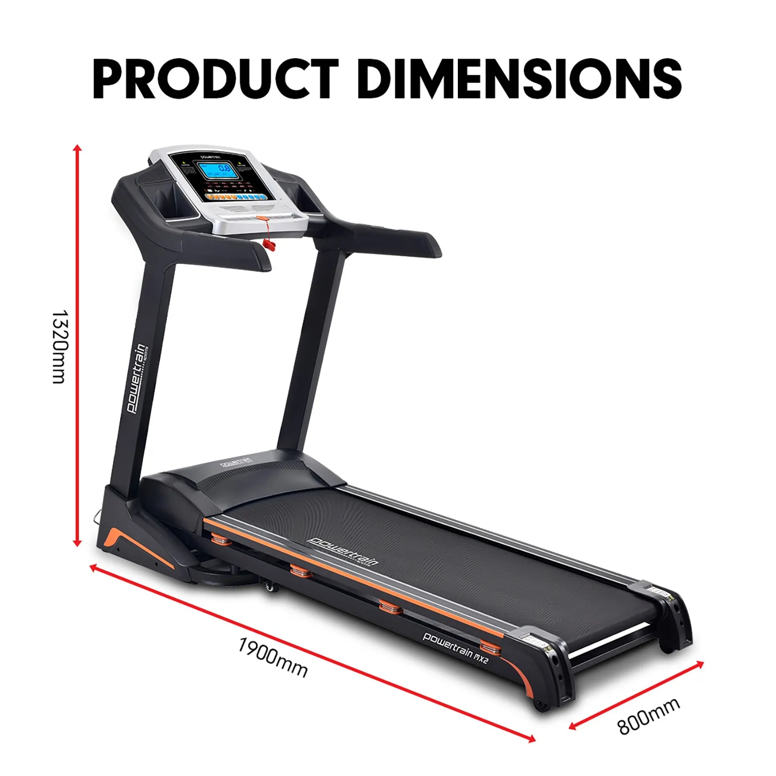 Powertrain MX2 Foldable Treadmill