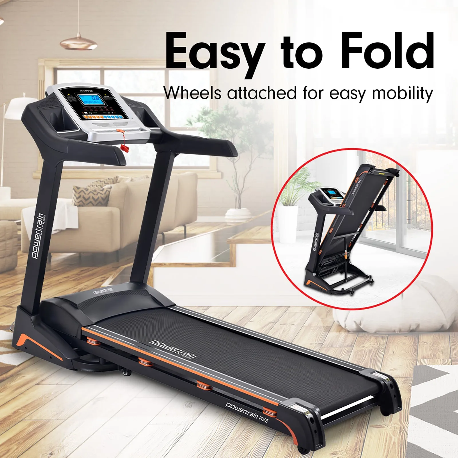 Powertrain MX2 Foldable Treadmill