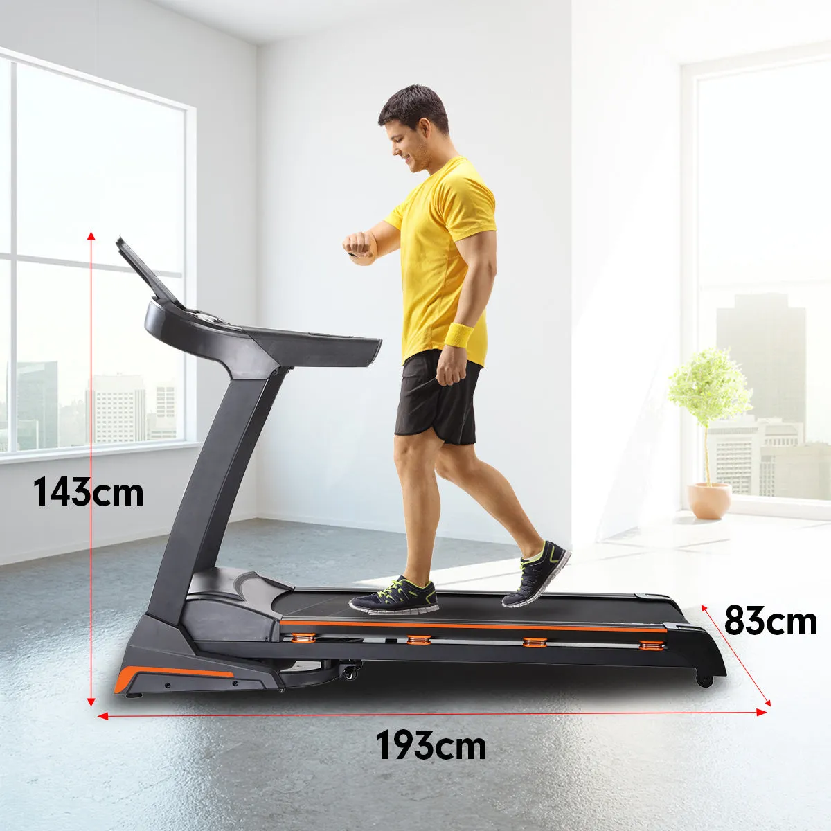 Powertrain V100 Foldable Treadmill