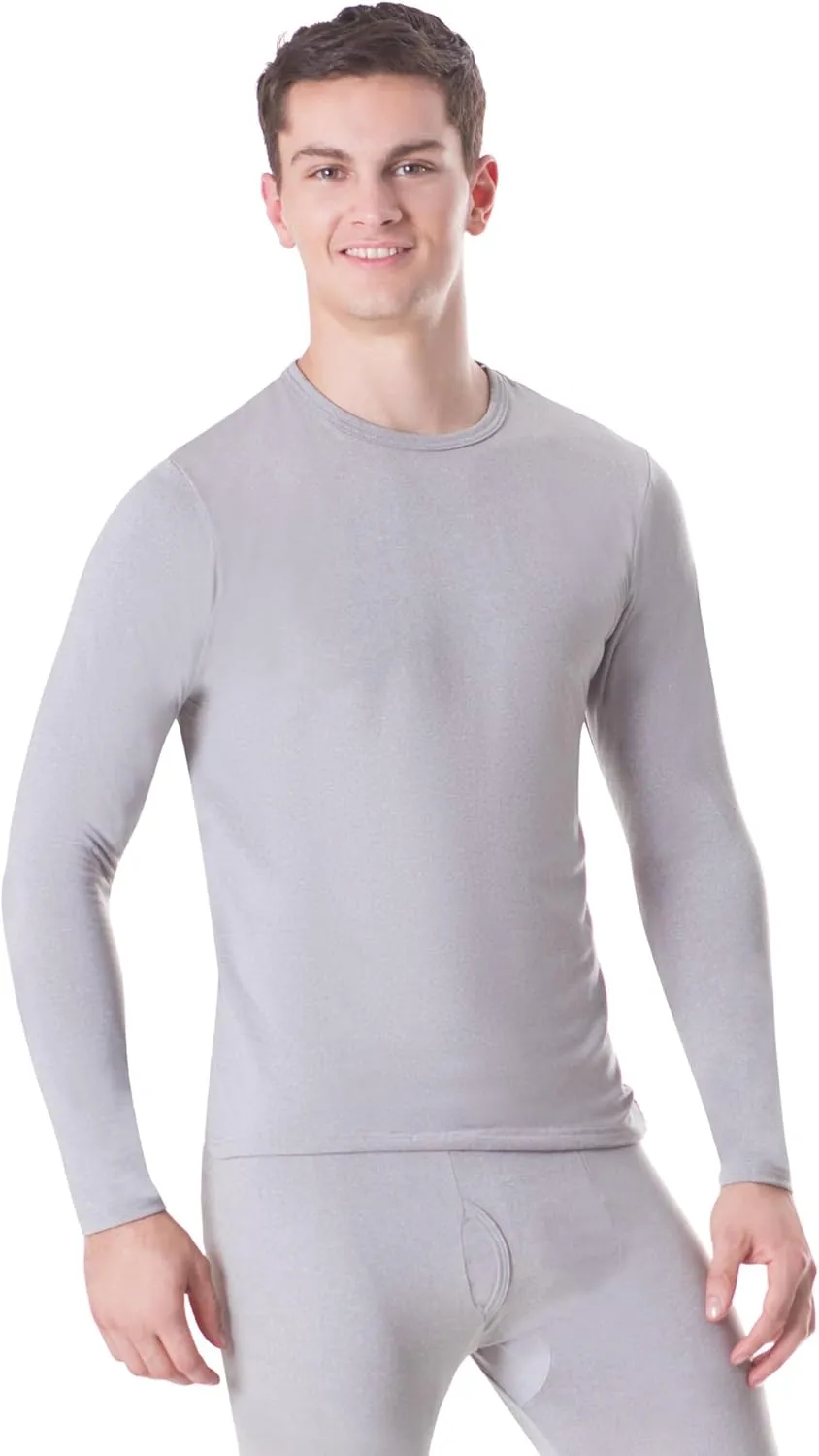 Rocky Thermal Shirts for Men Long Sleeve Thermals Base Layer Top Warm Fleece Lined Long Johns Underwear Cold Weather/Skiing