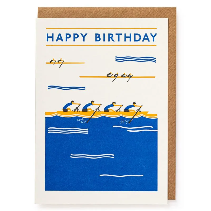 Rowers Birthday Card