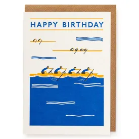 Rowers Birthday Card