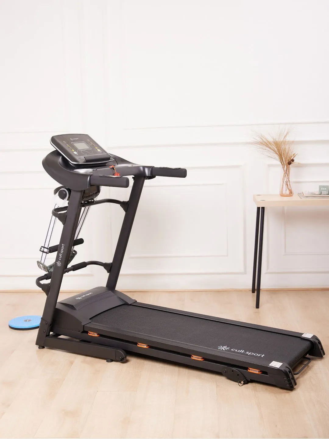 Smartrun Cairo 4 HP Peak Treadmill | 3-level Manual-Incline & Massager | Max Weight-110kg | Max Speed-14.8kmph (6 months extended warranty only on Cultsport.com)