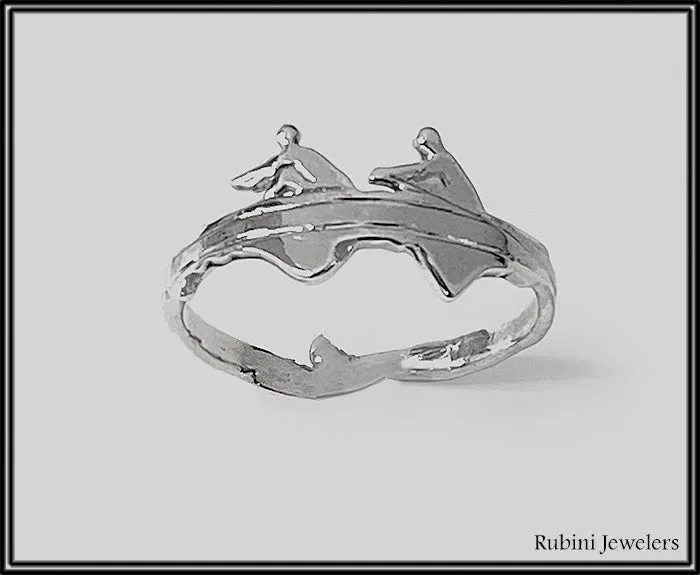 Two Person Rowing Boat with Coxswain Ring