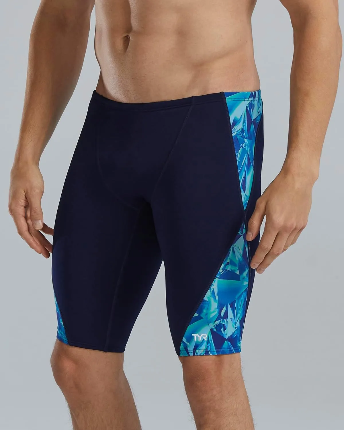 TYR Men's Durafast Elite Solid Jammer Swimsuit