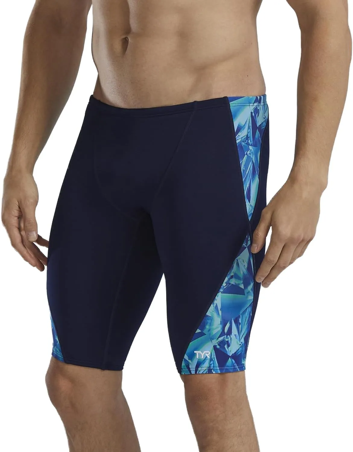 TYR Men's Durafast Elite Solid Jammer Swimsuit