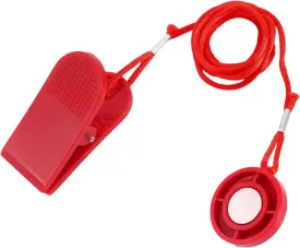 Universal Treadmill Magnet Safety Key, Magnetic Safety Switch Round Treadmill Replacement Key for Most Treadmills & Running Machines Emergency Stop Accessories